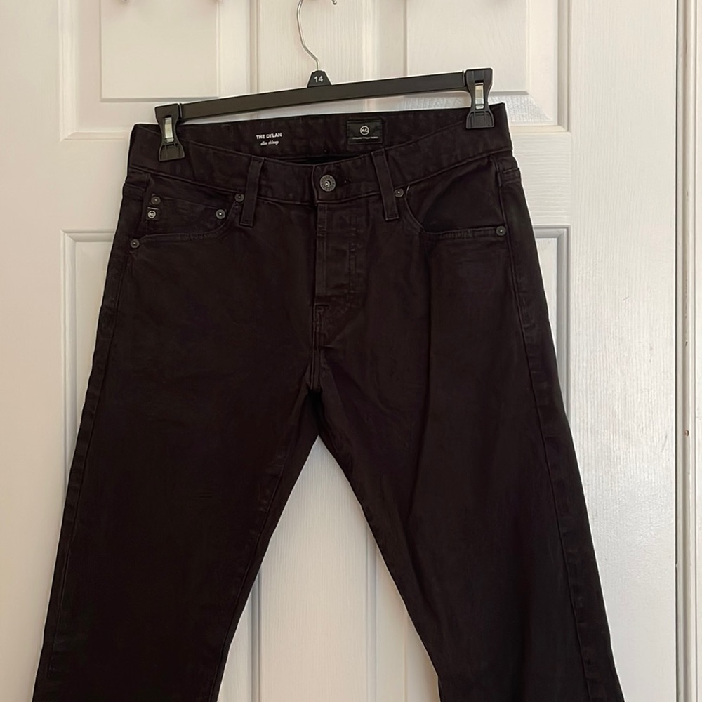 Men’s AG Adriano Goldschmied skinny Dylan jeans. Size 31. Black.